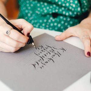 calligraphy teacher